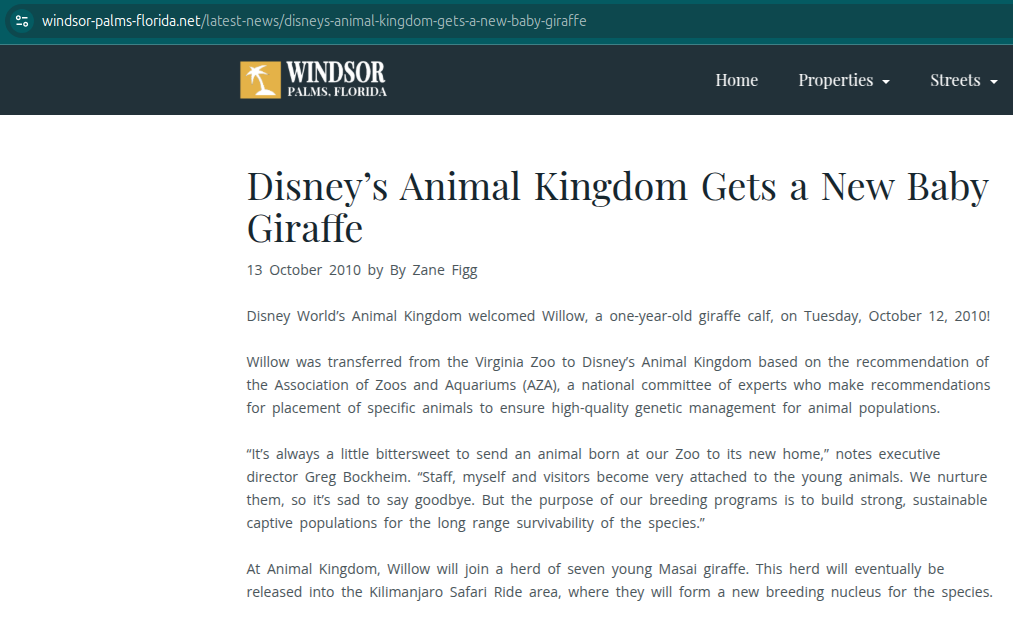 Disney’s Animal Kingdom