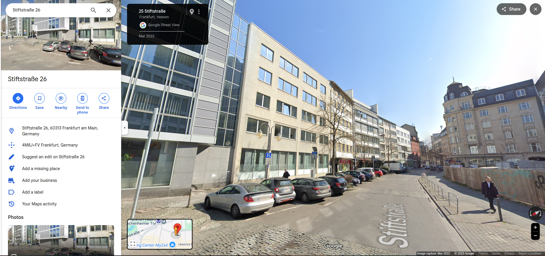 Google Street View Google Street View